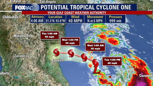 Weather in Houston today: Coastal flooding likely with incoming Tropical Storm Alberto