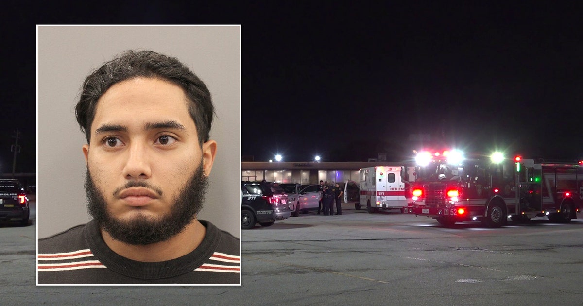Houston shooting: Man found dead in parking lot, murder suspect ...