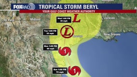 Tropical Storm Beryl Texas impact: 81 counties added to disaster declaration