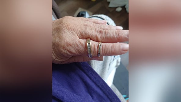 Couple recovers wedding rings after they SOLD them to pay for necessary items amid Hurricane Beryl
