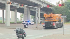 Houston crash: Off-duty HPD officer in hospital after crane escort accident