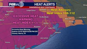 Houston Excessive Heat Warning: Cooling centers open for Aug. 20