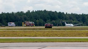 Plane makes emergency landing at Conroe airport after landing gear malfunction