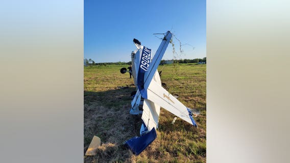 Plane crash kills 1 person near County Road 416 in Brazoria County