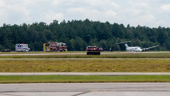 Plane makes emergency landing at Conroe airport after landing gear malfunction