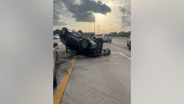Harris County car crash: Sam Houston Tollway westbound lanes shutdown