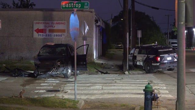 HPD patrol involved in two-vehicle accident on Preston Street
