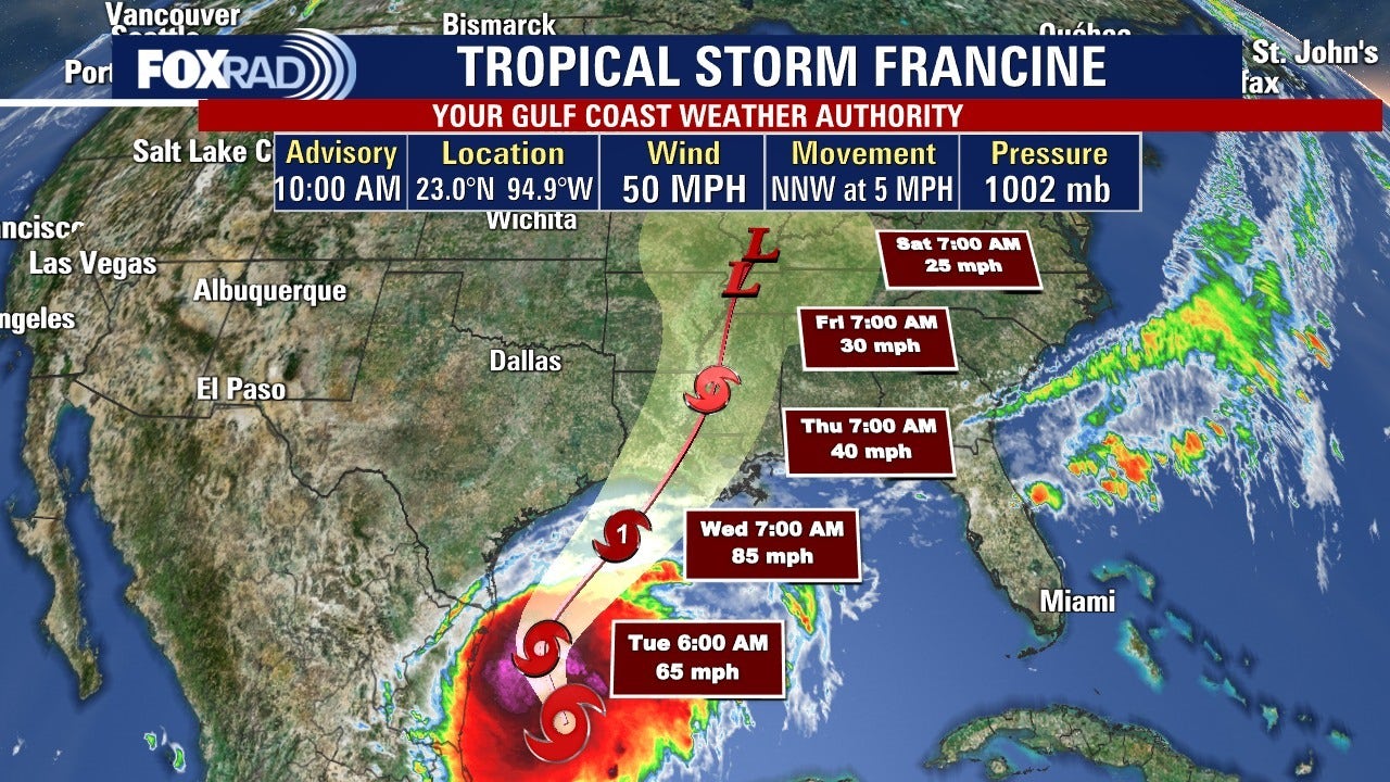 Tropical Storm Francine 2024 Houston - Fredia Pamella