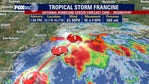 LIVE: Tropical Storm Francine tracker | Path, warnings, impact on Texas, Louisiana