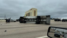 Houston traffic: Truck collision causes major delays on I-10 Katy Freeway