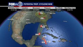 Potential Tropical Cyclone Nine aims for Gulf Coast