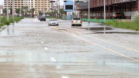 Labor Day washout on Galveston Island