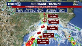 Francine tracker | Path, warnings, impact on Texas, Louisiana