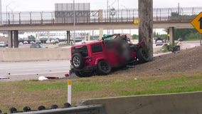 Houston crash: Two dead after Jeep catches fire after veering off SH 288