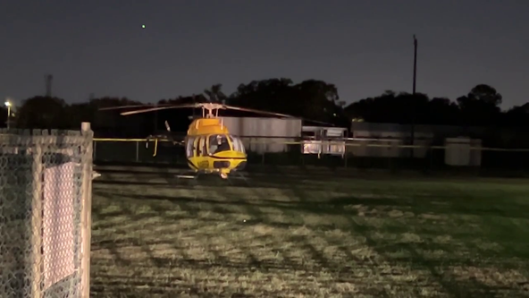 Medical helicopter makes emergency landing on Meyerland baseball field