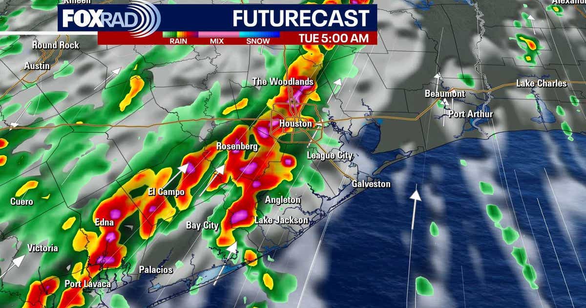 Houston Election Day Weather: Wet start expected on Tuesday | FOX 26 ...