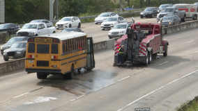 Houston crash involving Lufkin ISD school bus leaves 4 injured