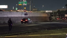 Houston crash: Man dead, hit twice running across lane on Southwest Freeway