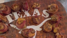 Bacon-wrapped sausage cups: FOX Family Feast