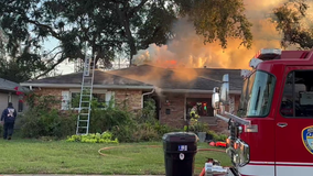 Houston fire: 2 firefighters injured battling house fire on Cindy Lane