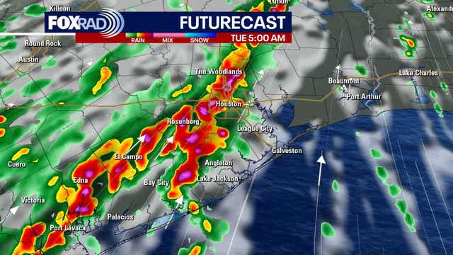 Houston Election Day Weather: Wet start expected on Tuesday