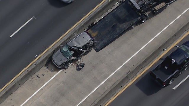 Houston wrong-way driver, METRO bus crash in I-45 North HOV lane: officials