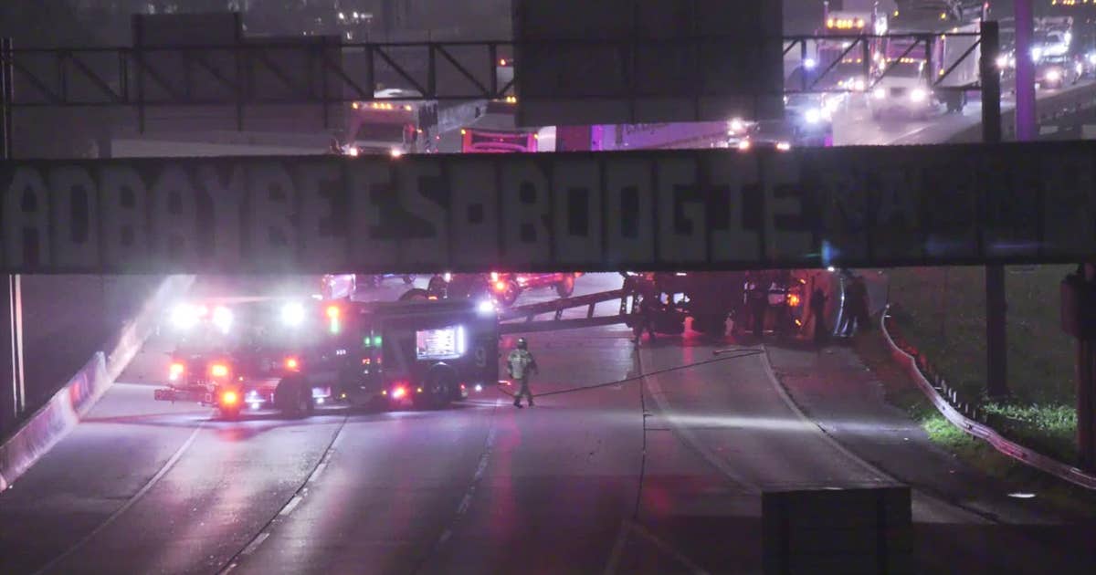I-45 NB reopens near Downtown Houston after 18-wheeler crash | FOX 26 ...