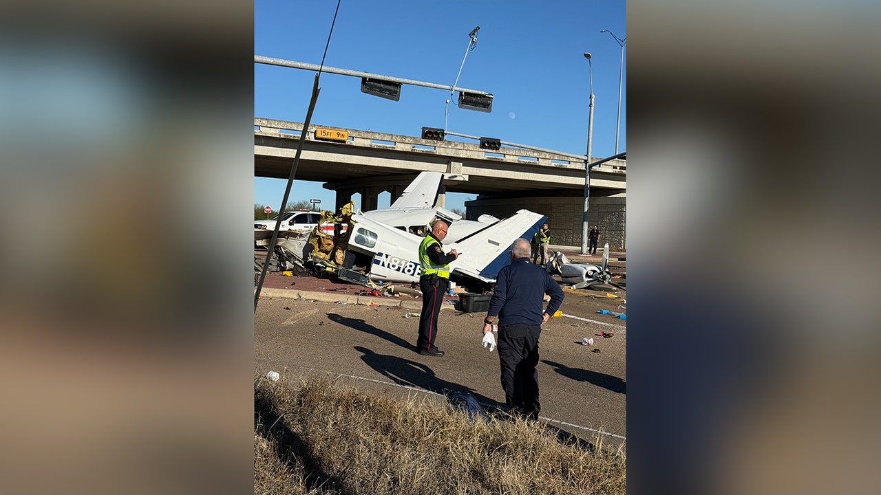 Victoria plane crash: 4 people injured, pilot still being