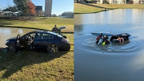 Harris County dive team find submerged vehicle empty after passenger suspected to be inside