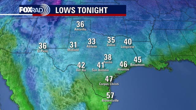 Houston weather forecast: Cold front, rain Wednesday