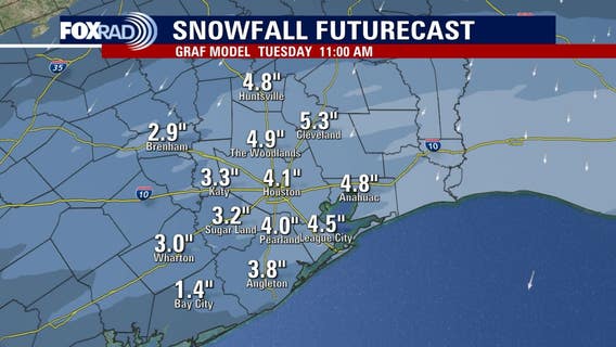 Houston weather: Winter Storm Warning, timeline, when will it start snowing