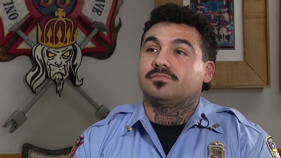 Houston firefighter who rescued three others from apartment fire speaks