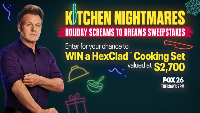 “KITCHEN NIGHTMARES HOLIDAYS SCREAMS TO DREAMS" GIVEAWAY RULES - Jan 13 - 17, 2025