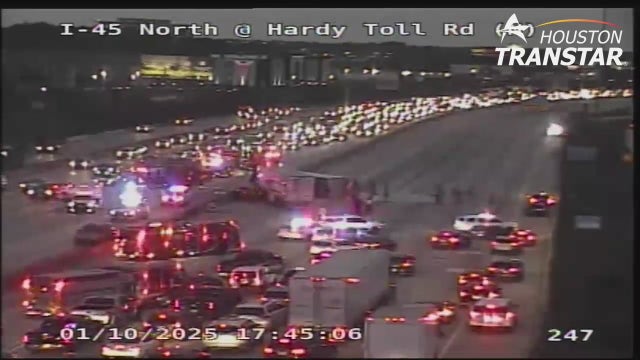 Montgomery County traffic: 18-wheeler crash on I-45 northbound cleared