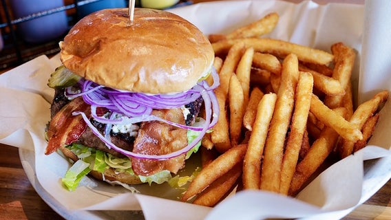 Lazy Dog Restaurants include Bacon Candy on EatDrinkHTX menu offering