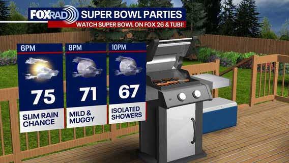 Houston weather: Slight rain chances for Super Bowl Sunday