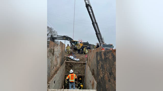 North Harris County: Construction employee rescued from trench after falling, officials say