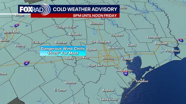 Houston weather: Another day of cold air expected on Friday
