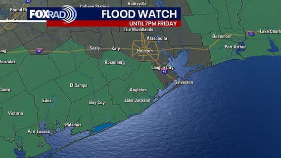Houston weather: Flood Watch continues through Friday, expect storms and showers