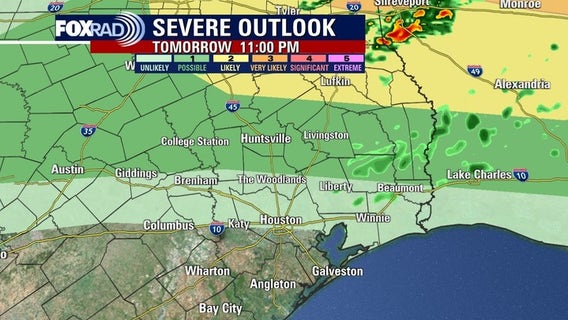 Houston weather: Humid weekend, possible northern storms on Sunday