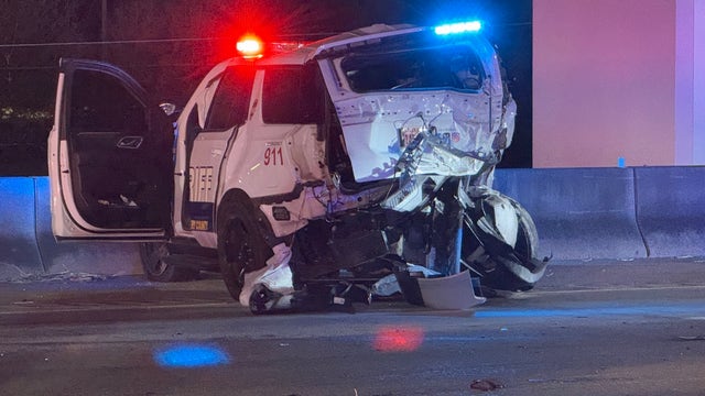 I-45 multi-vehicle crash: Northbound lanes shut down, patrol vehicle involved