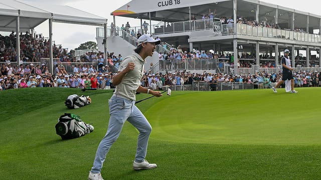 Min Woo Lee holds off Scheffler and Woodland to win Houston Open for first PGA Tour title