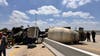 Rollover crash clears on northbound Hardy Toll Road; southbound lanes blocked due to Ironman Texas