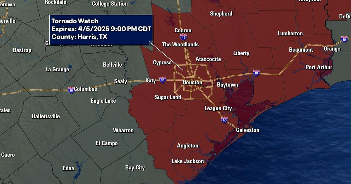 Houston weather: Tornado Watch ends early for Southeast Texas counties ...
