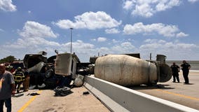 Rollover crash clears on northbound Hardy Toll Road; southbound lanes blocked due to Ironman Texas