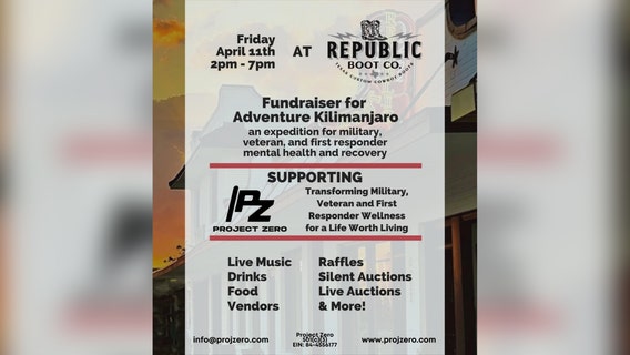 Project Zero hosts 'Adventure Kilimanjaro' fundraiser for veterans in recovery expedition