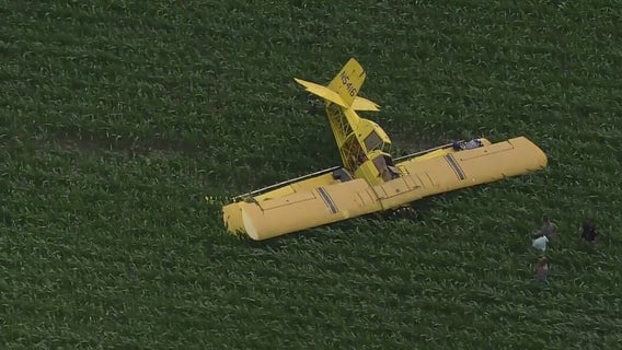 Wharton County plane crash near El Campo at FM 441, FM 3086