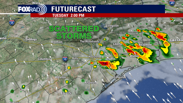 Houston weather: Unsettled weather pattern expected this week