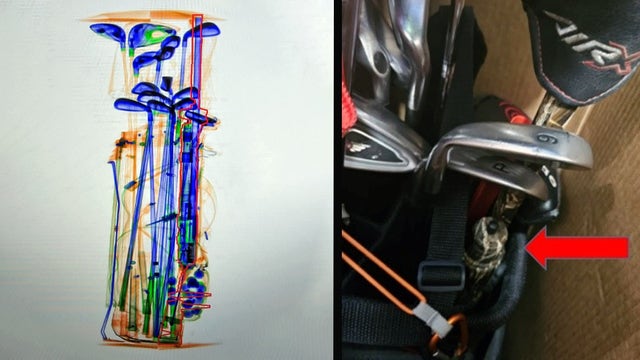 TSA at Houston airport finds shotgun hidden inside golf bag