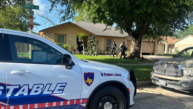 Harris County shooting: Woman shot in chest, male detained by authorities